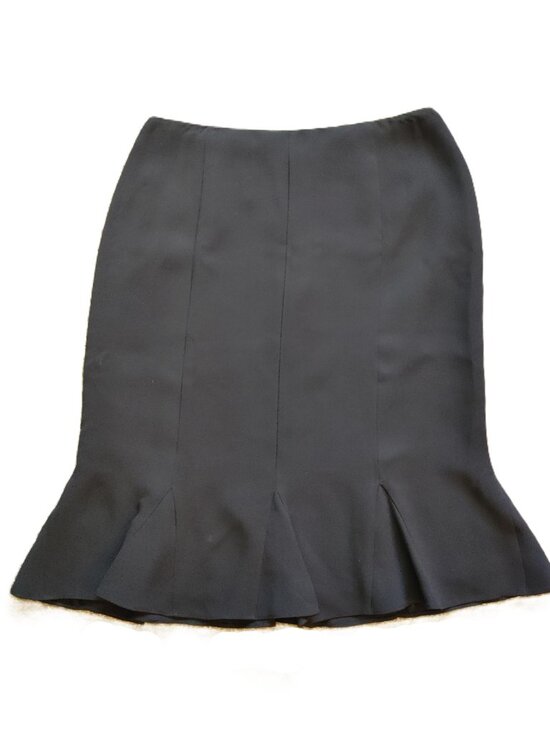 Talbots Dresses & Skirts - Vintage Talbots Silk Black Skirt with Trumpet Hem‎